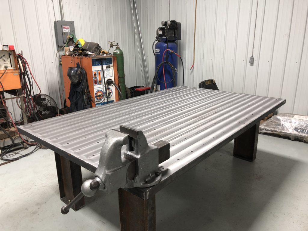 Fabricated Welding Table