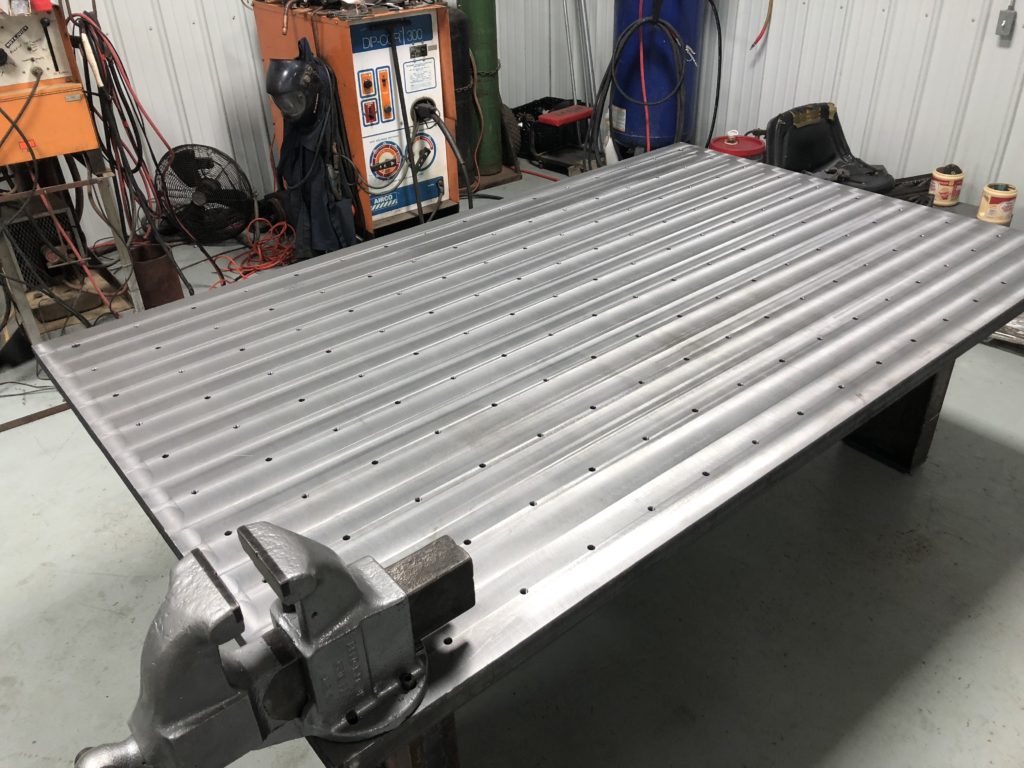 Fabricated Welding Table